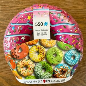 Eurographics Donut Rainbow Puzzle - 550 Pieces - Pink